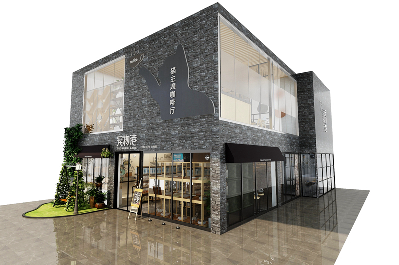 旗艦店效果圖